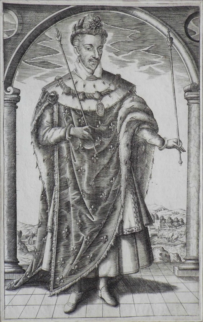 Print - (King Henri III of France) - Rogers